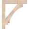 Ekena Millwork Imperial Block Smooth Bracket w/ Offset Brace, Douglas Fir, 7 1/2"W x 42"D x 48"H BKT0806X42X48IMP05SDF - alternate 4